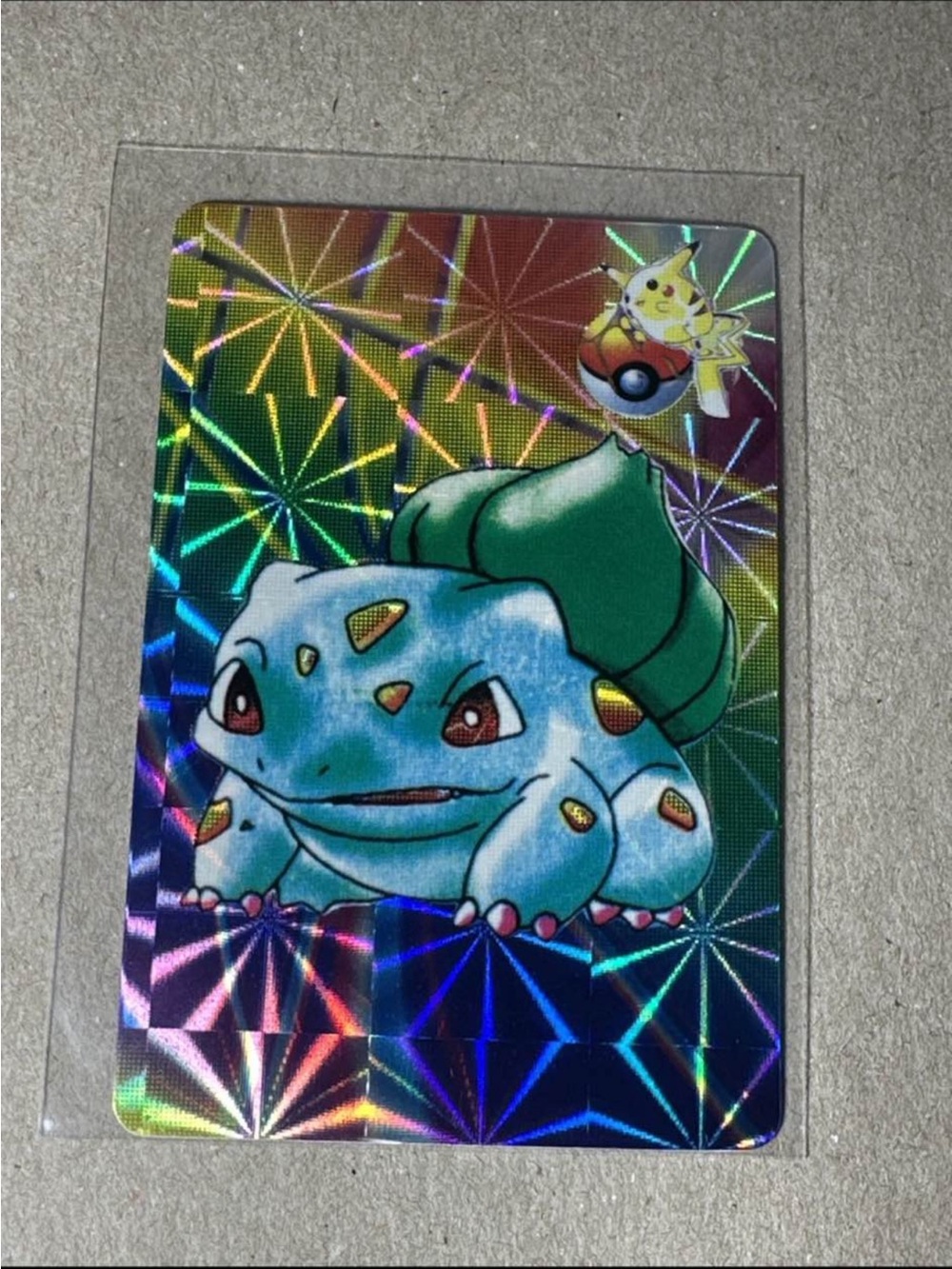 Pocket monster bulbasaur sticker prism